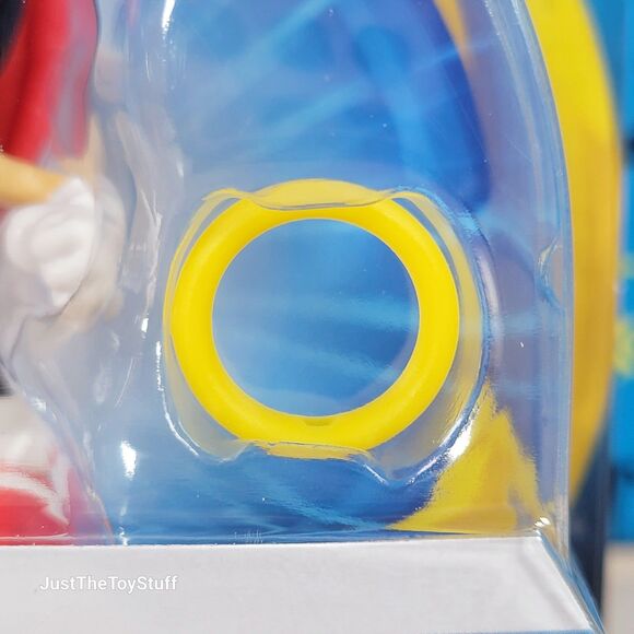 Jakks Pacific Sonic the Hedgehog Mighty with Gold Ring 2.5" Collectible New - Picture 6 of 6